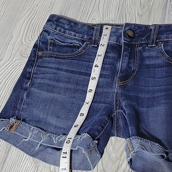 American Eagle Super Stretch Midi Jean Shorts Womens Size 2 - Picture 6 of 10